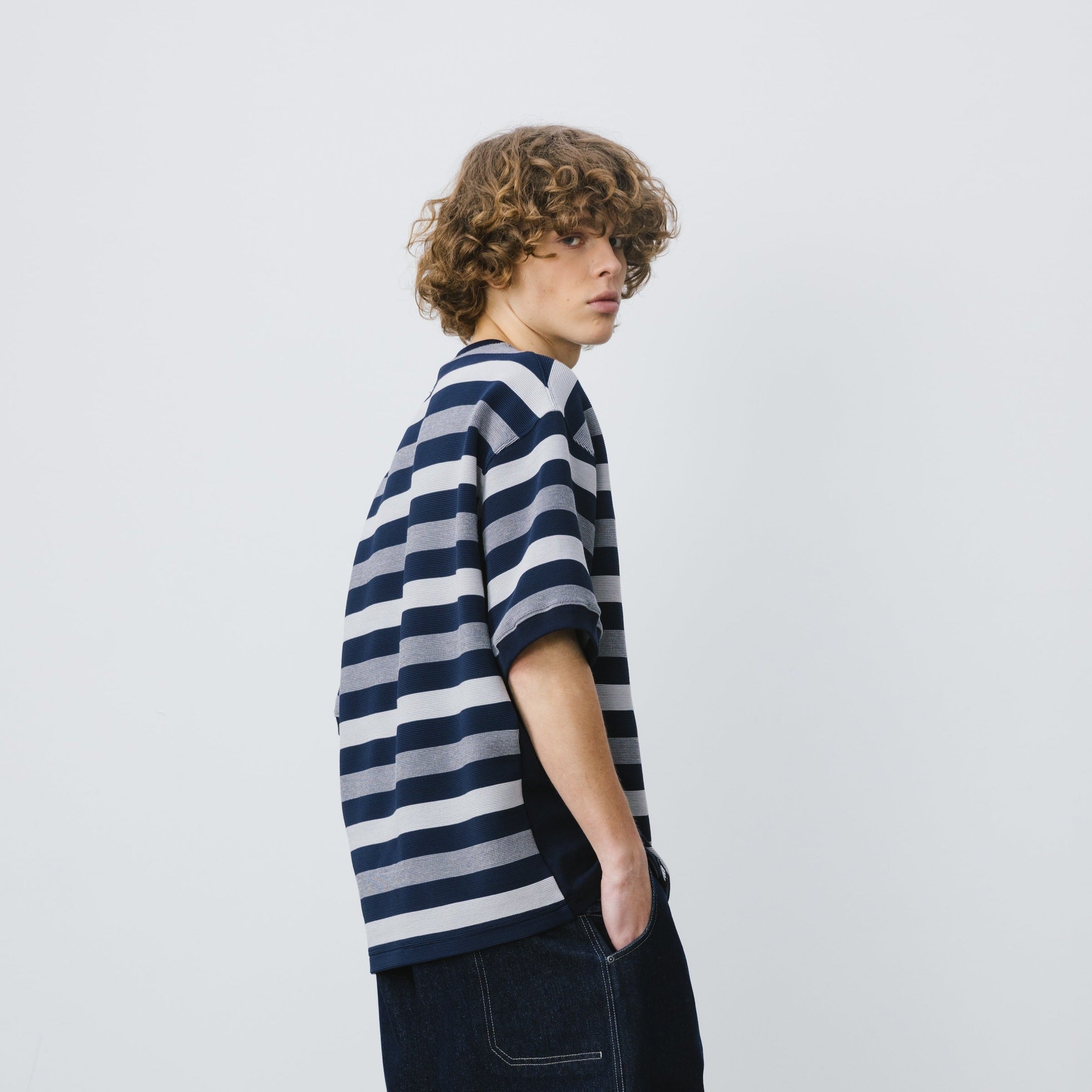 Cut & Sewn Stripe Tee