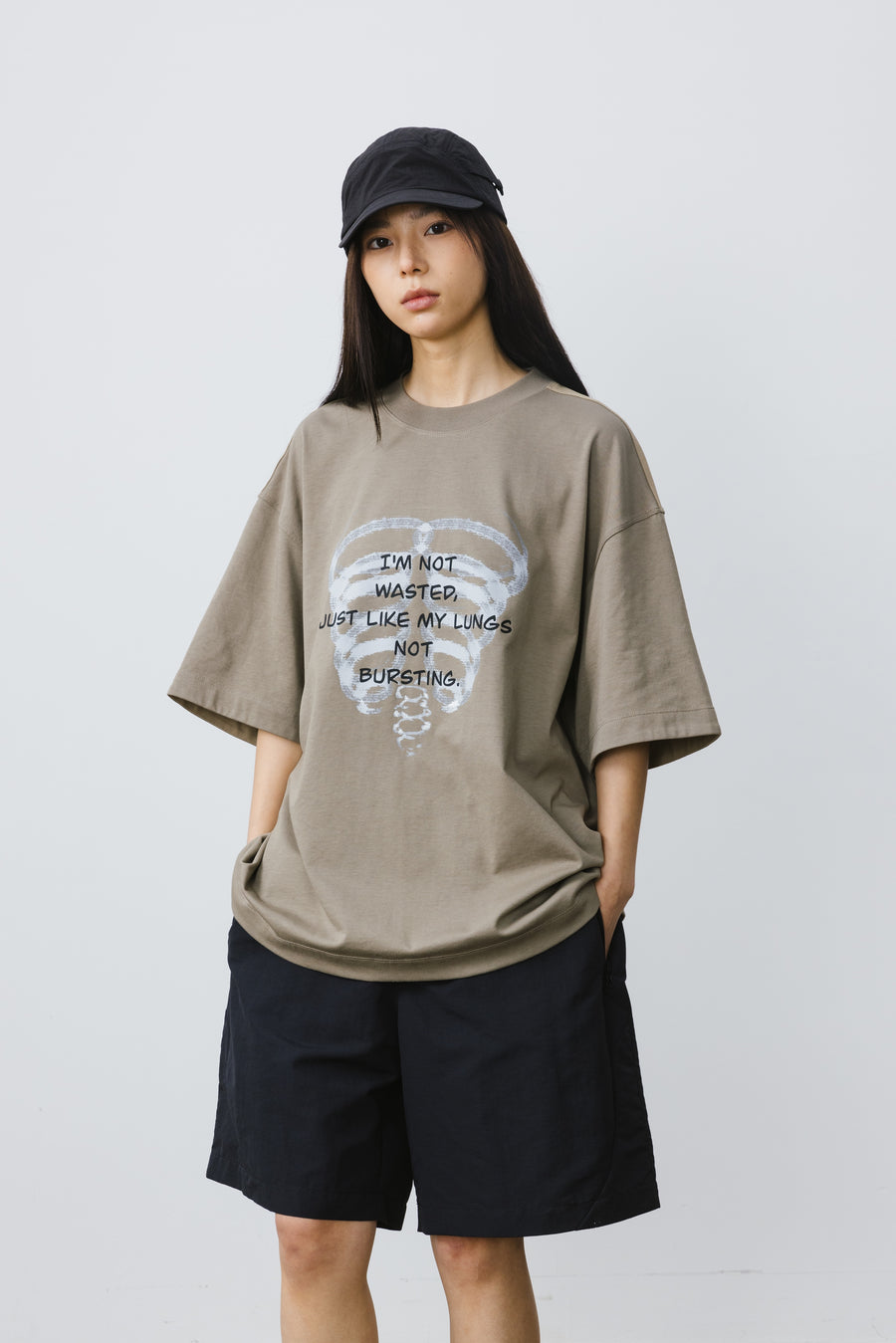 Skeleton Quickdry Print Tee