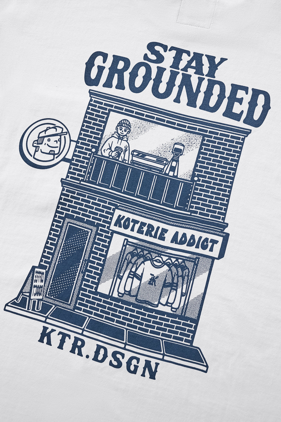 T064 Stay Grounded Print Tee