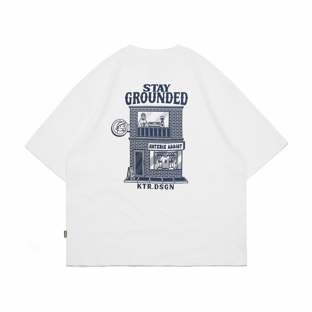 T064 Stay Grounded Print Tee
