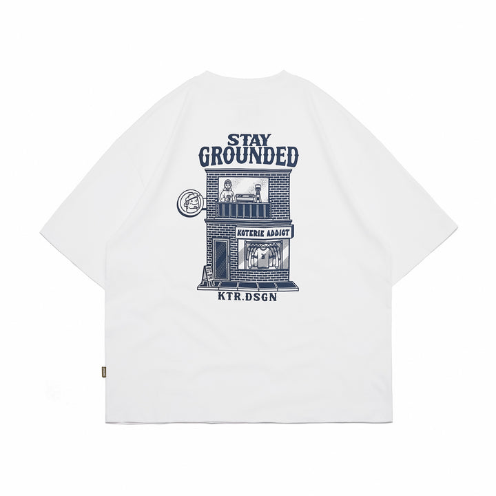 T064 Stay Grounded Print Tee