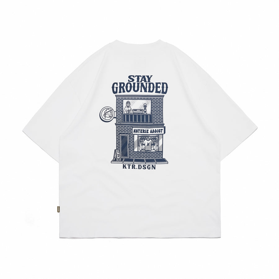 T064 Stay Grounded Print Tee