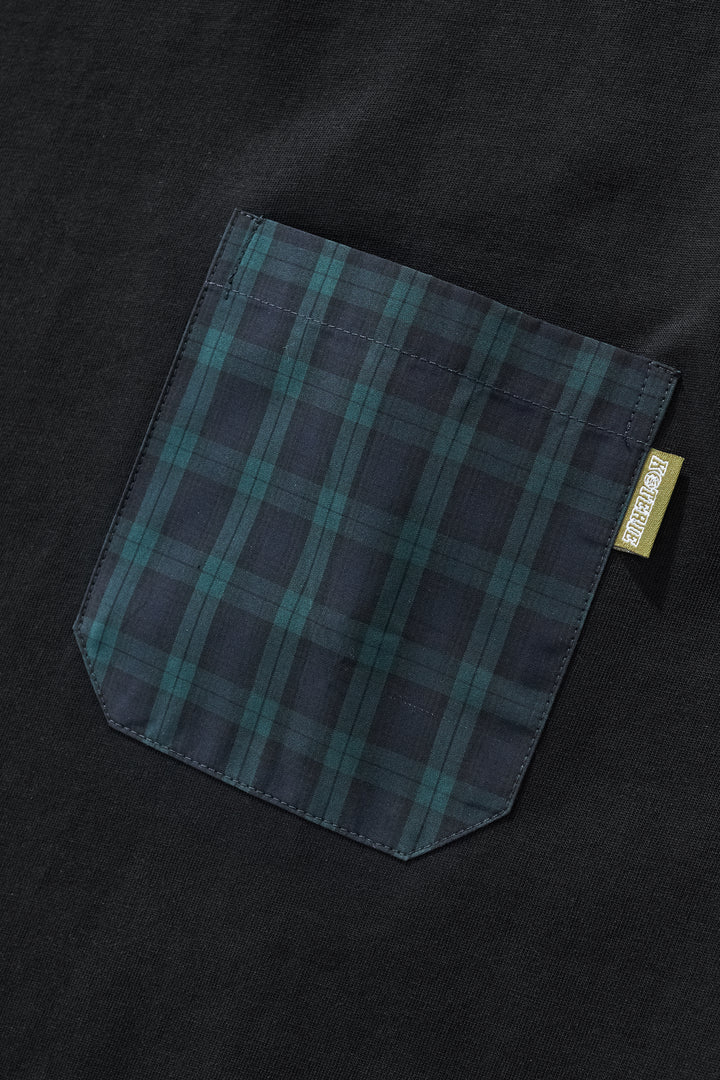 A001 - Made In Japan Plaid Pocket Tee