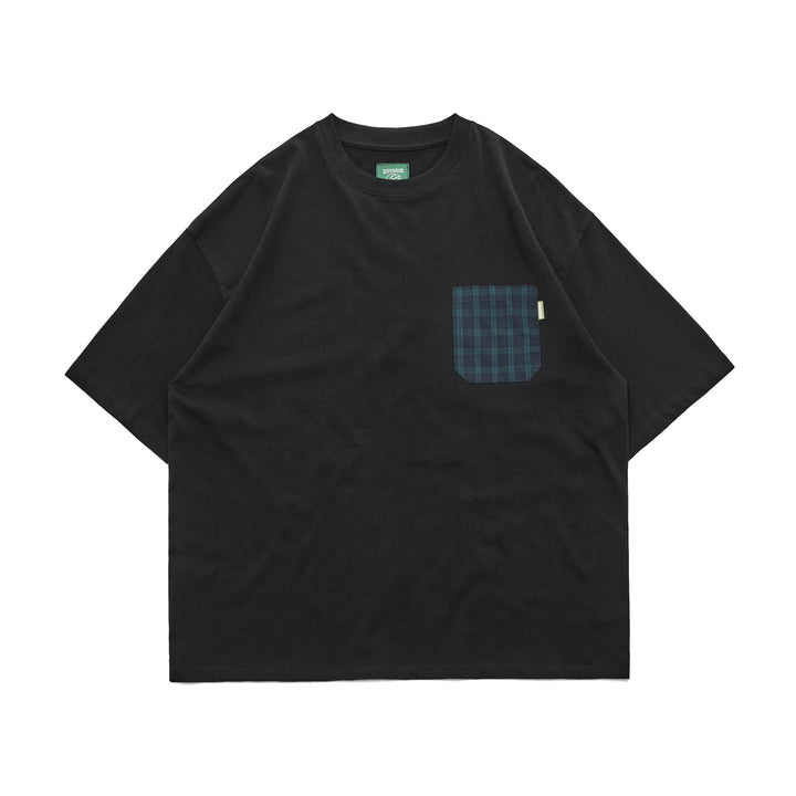 A001 - Made In Japan Plaid Pocket Tee