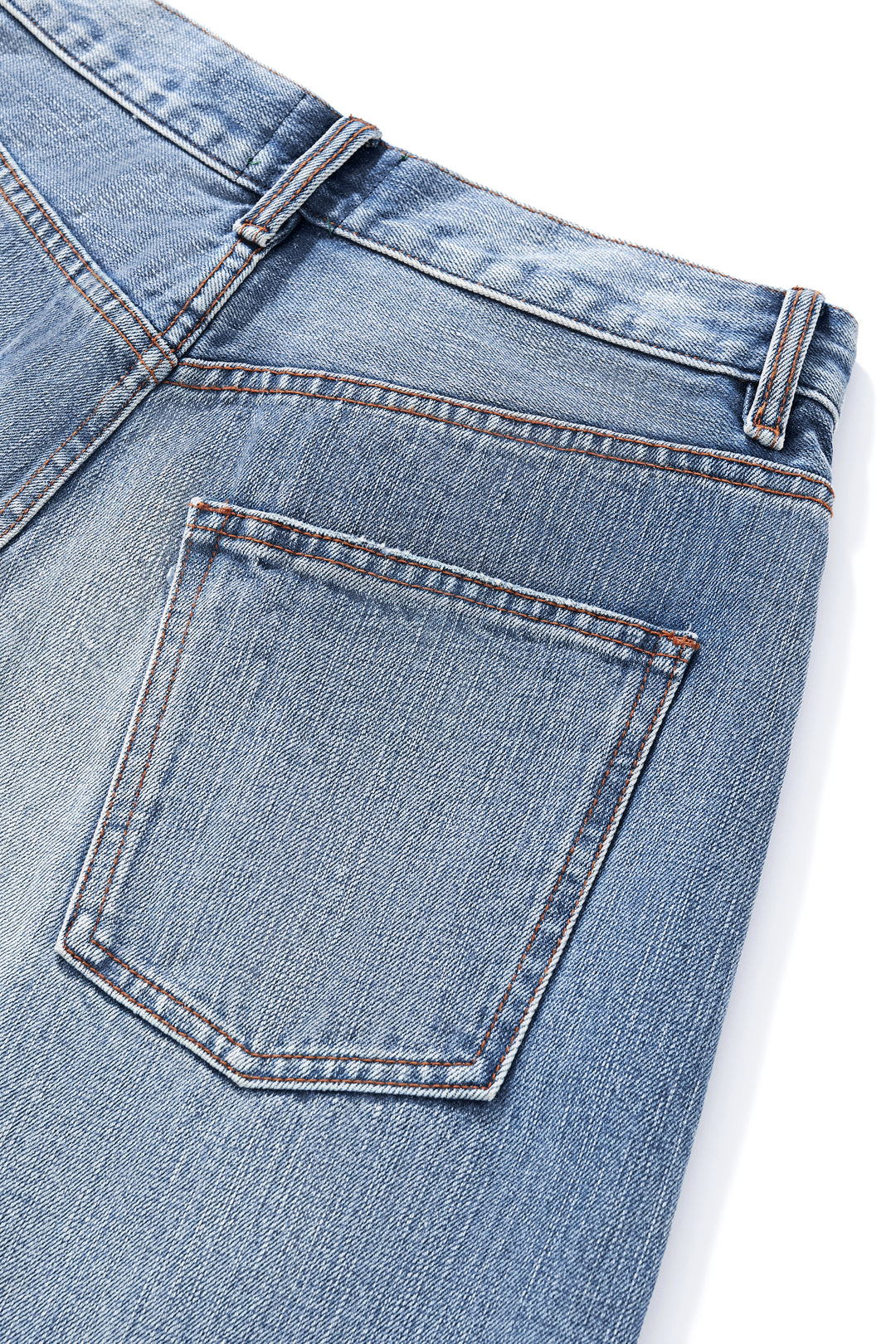 A007 14oz Heavy Wash Jeans