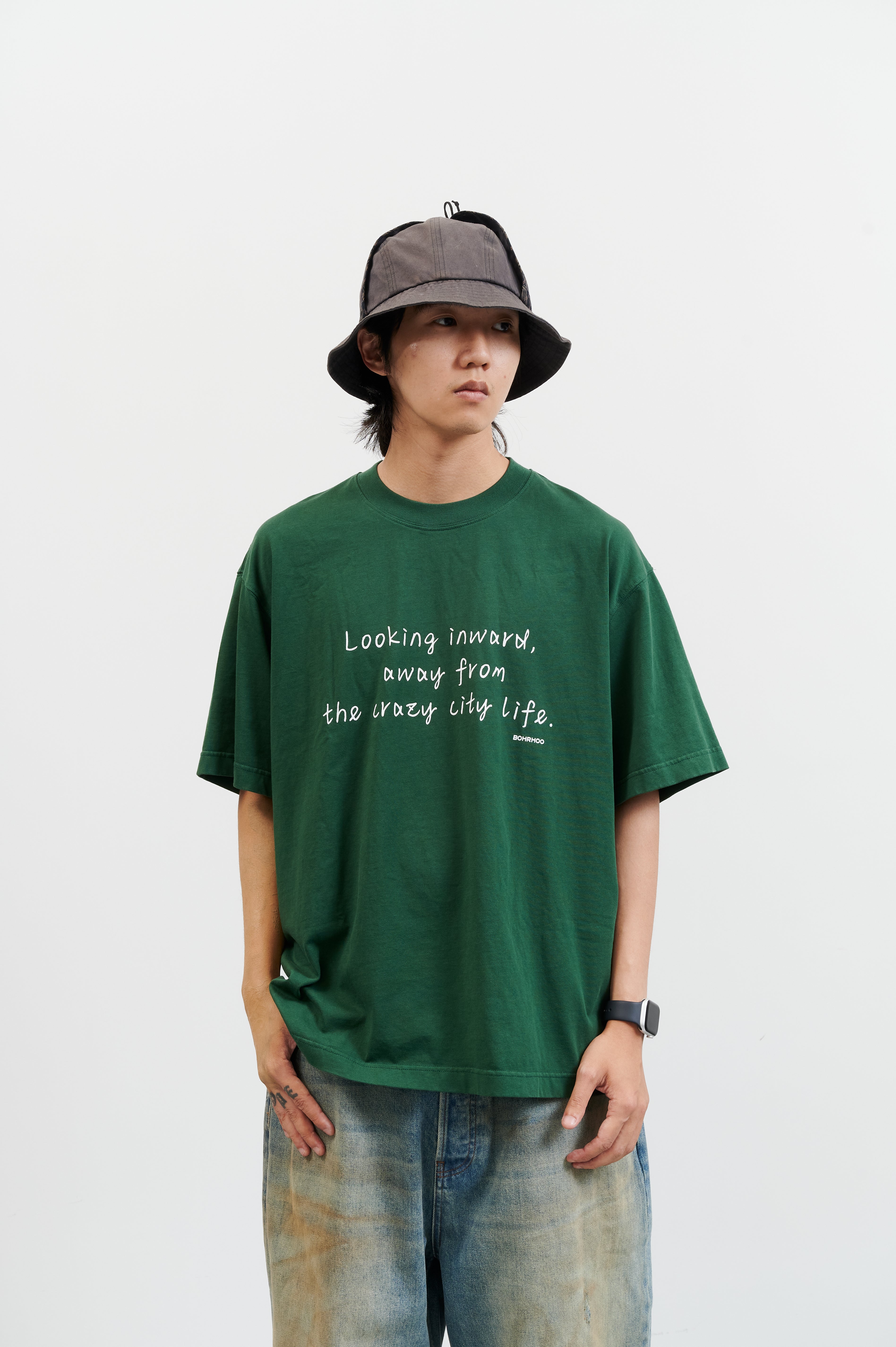 Slogan Print Tee