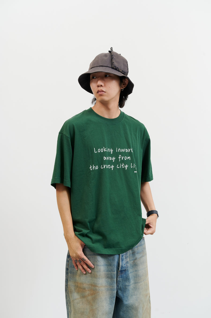 Slogan Print Tee