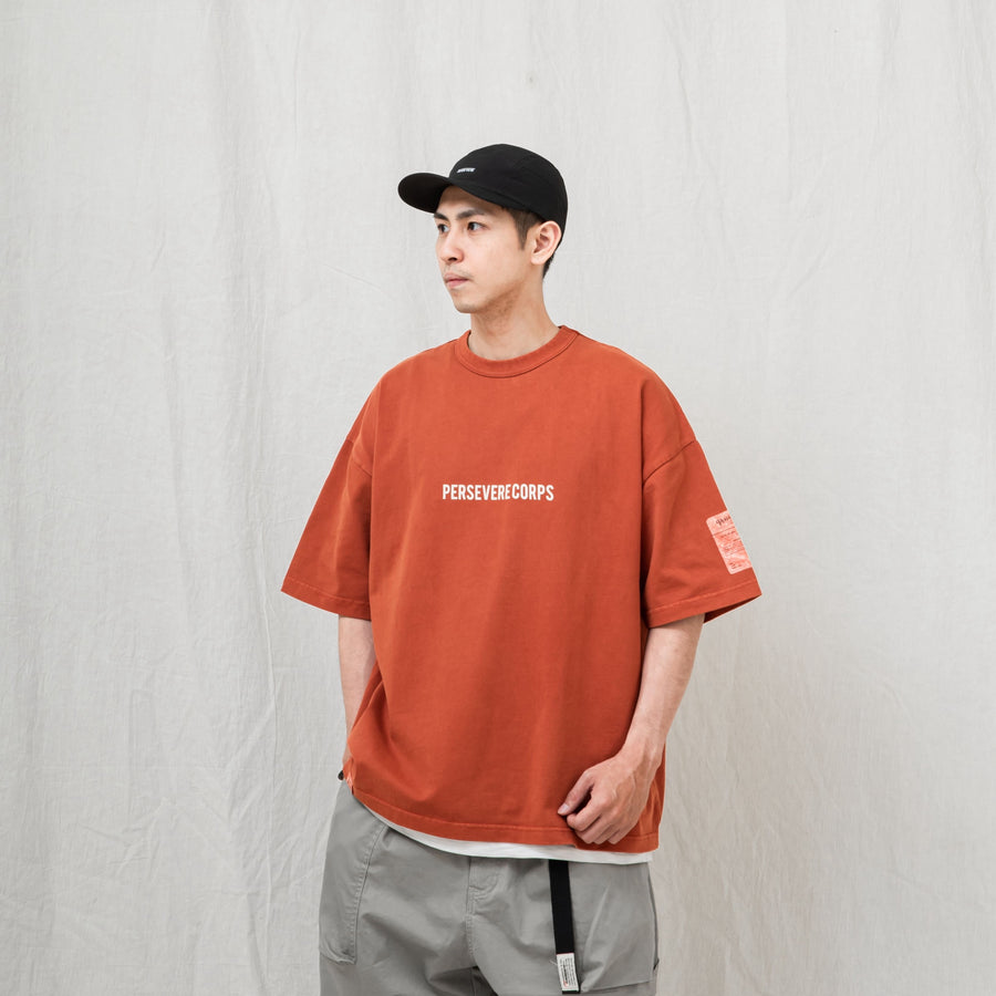 Pigment-Dyed Catchword T-Shirt