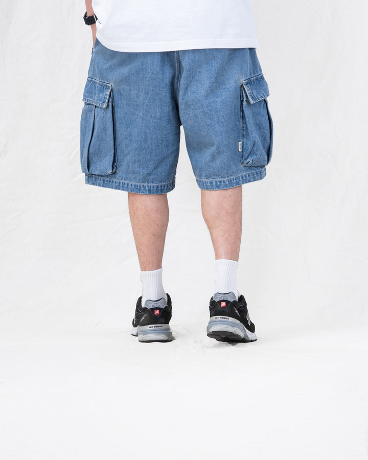 Double Pleat Cargo Shorts