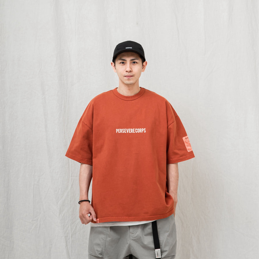 Pigment-Dyed Catchword T-Shirt