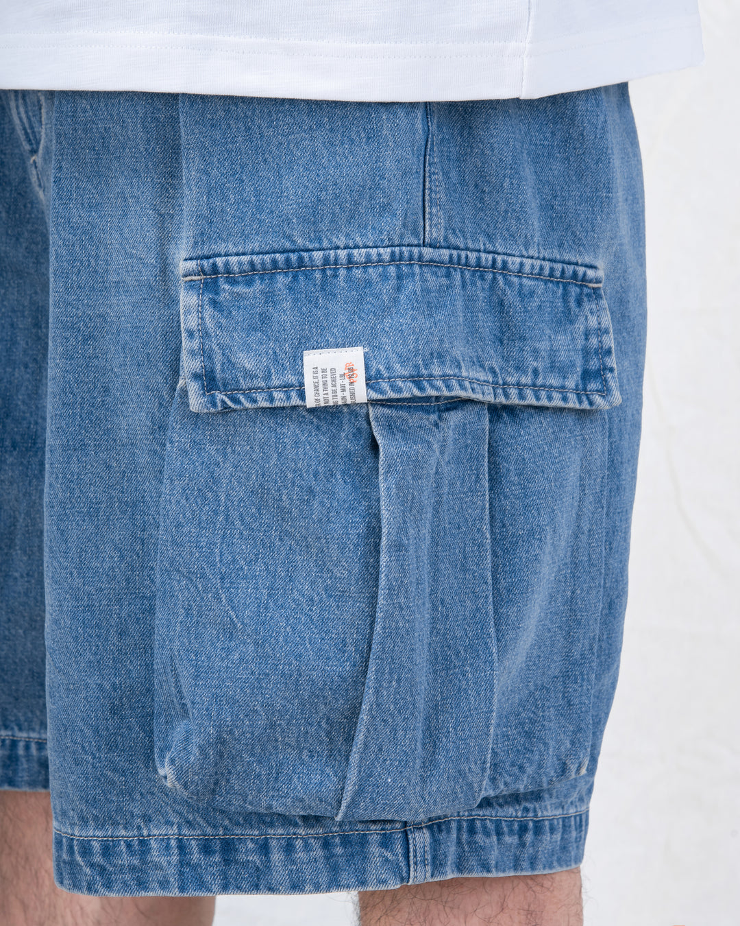 Double Pleat Cargo Shorts
