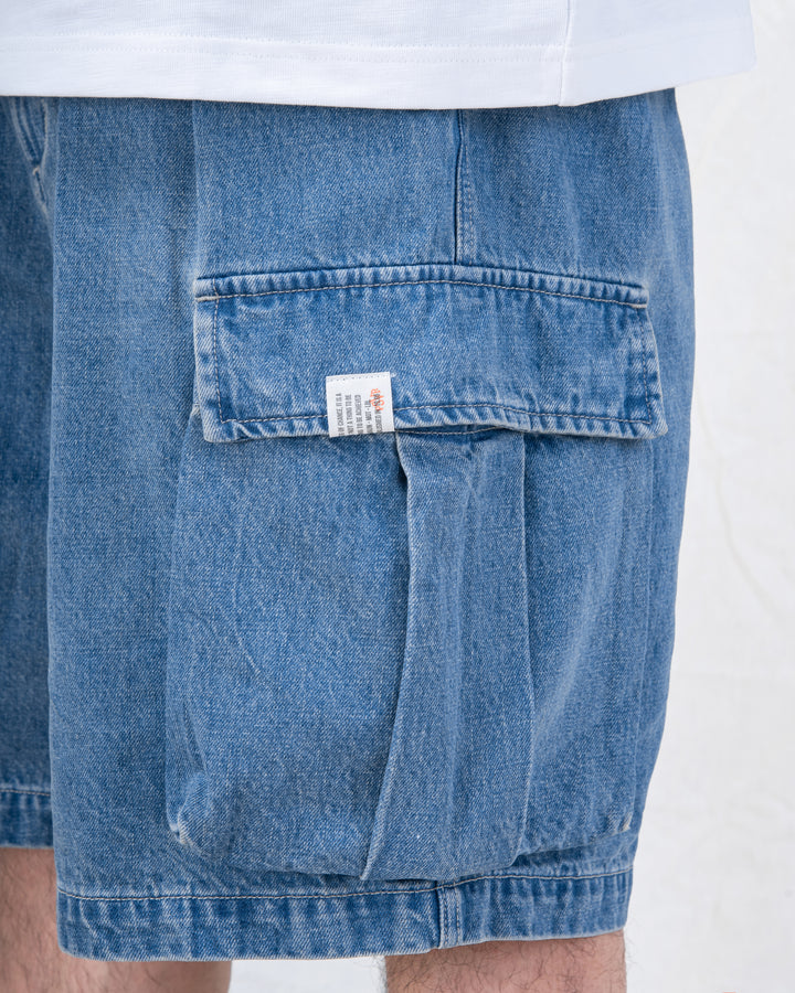 Double Pleat Cargo Shorts