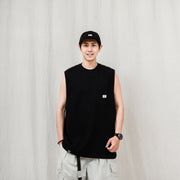 Sleeveless Pocket Tee