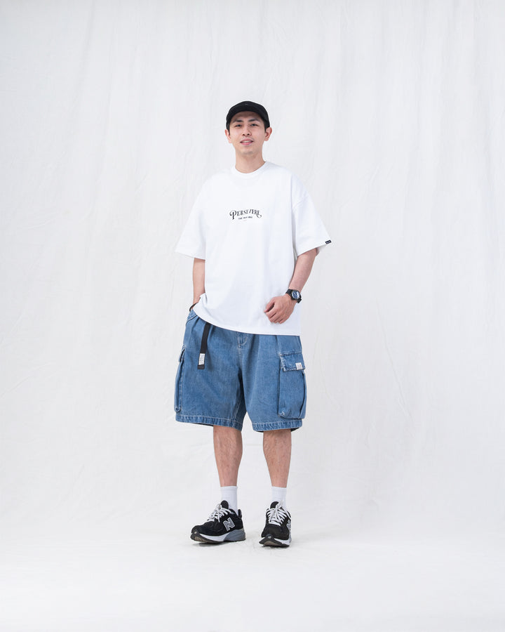 Double Pleat Cargo Shorts