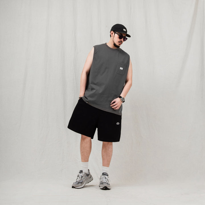 Sleeveless Pocket Tee