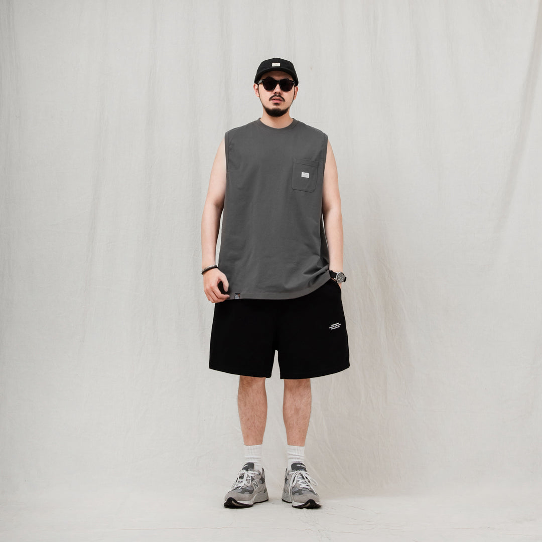 Sleeveless Pocket Tee