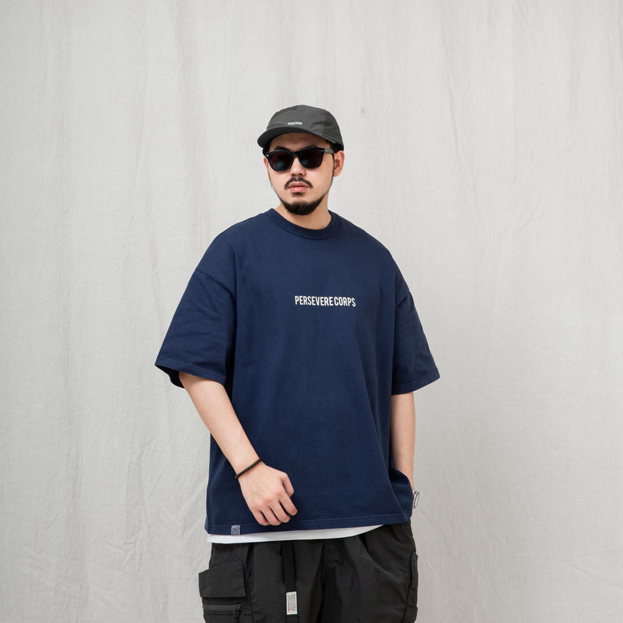 Pigment-Dyed Catchword T-Shirt