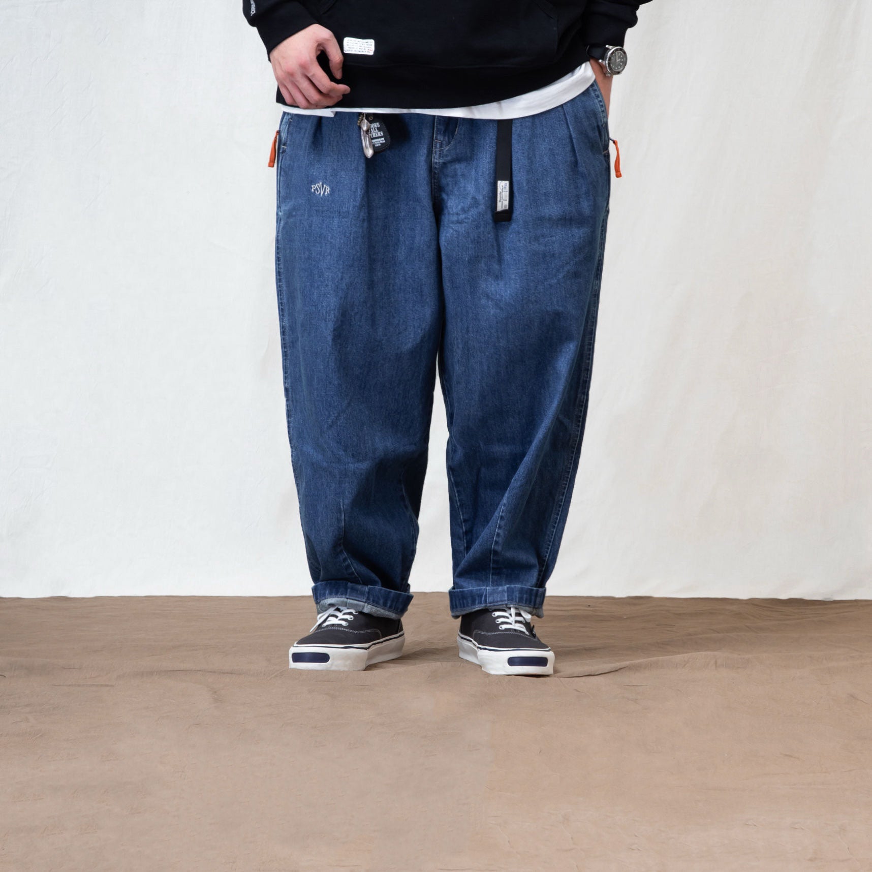 Double Pleat Ballon Chino Pants