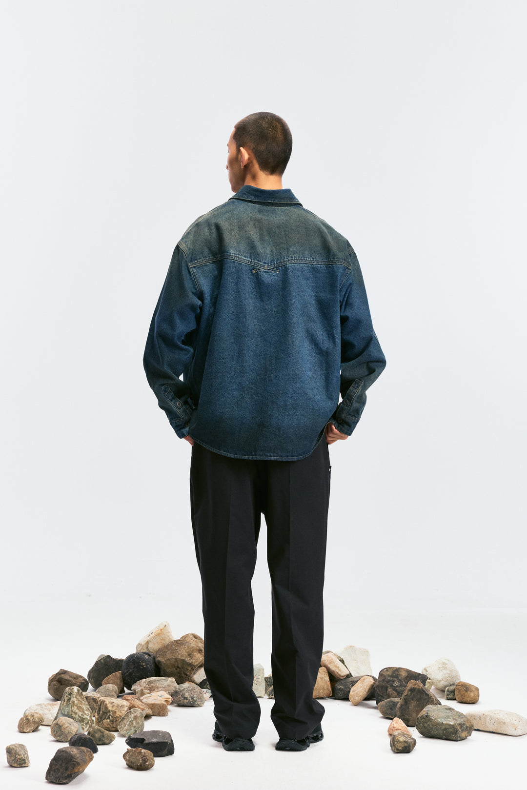 Heavy Wash Denim Shirt