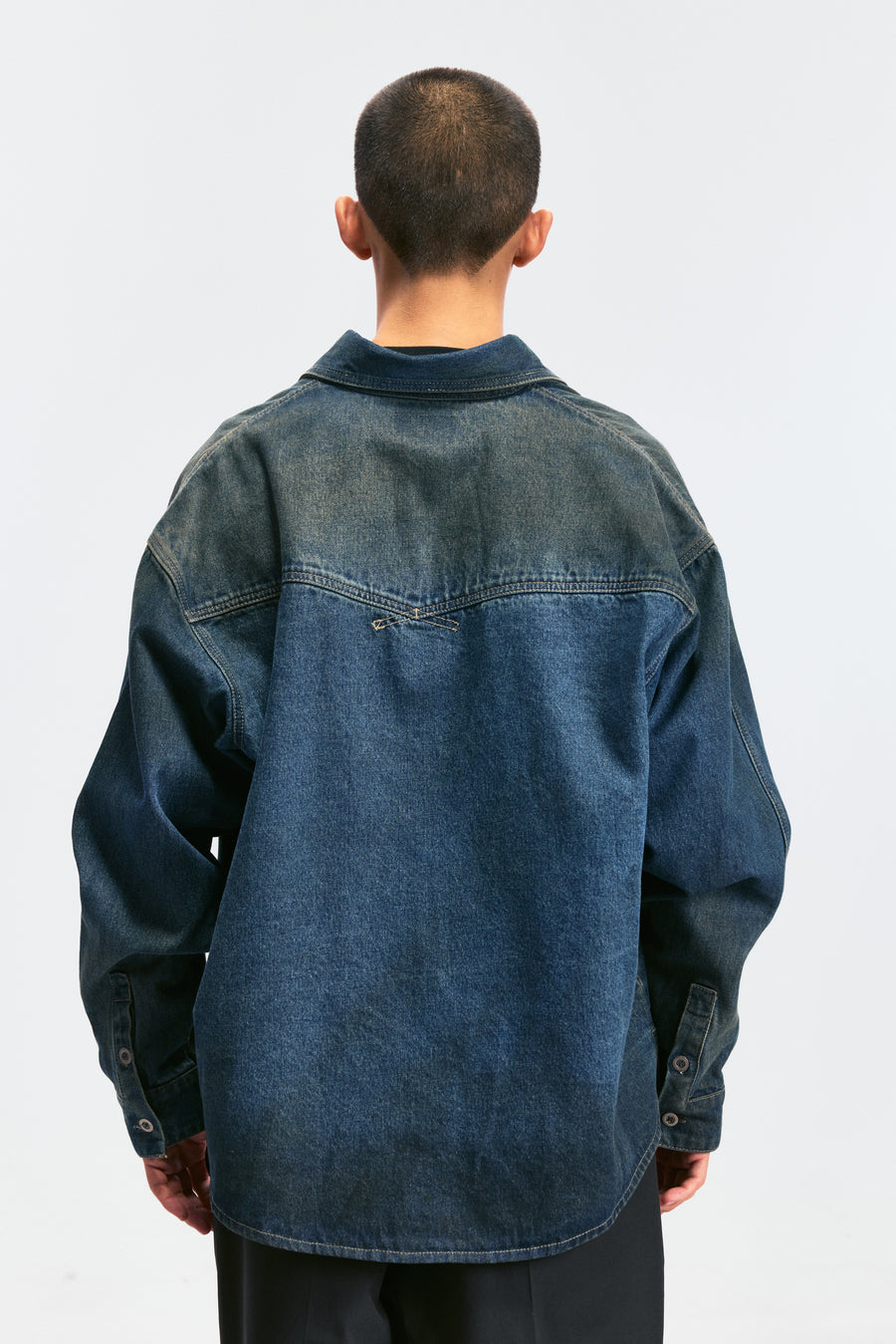 Heavy Wash Denim Shirt