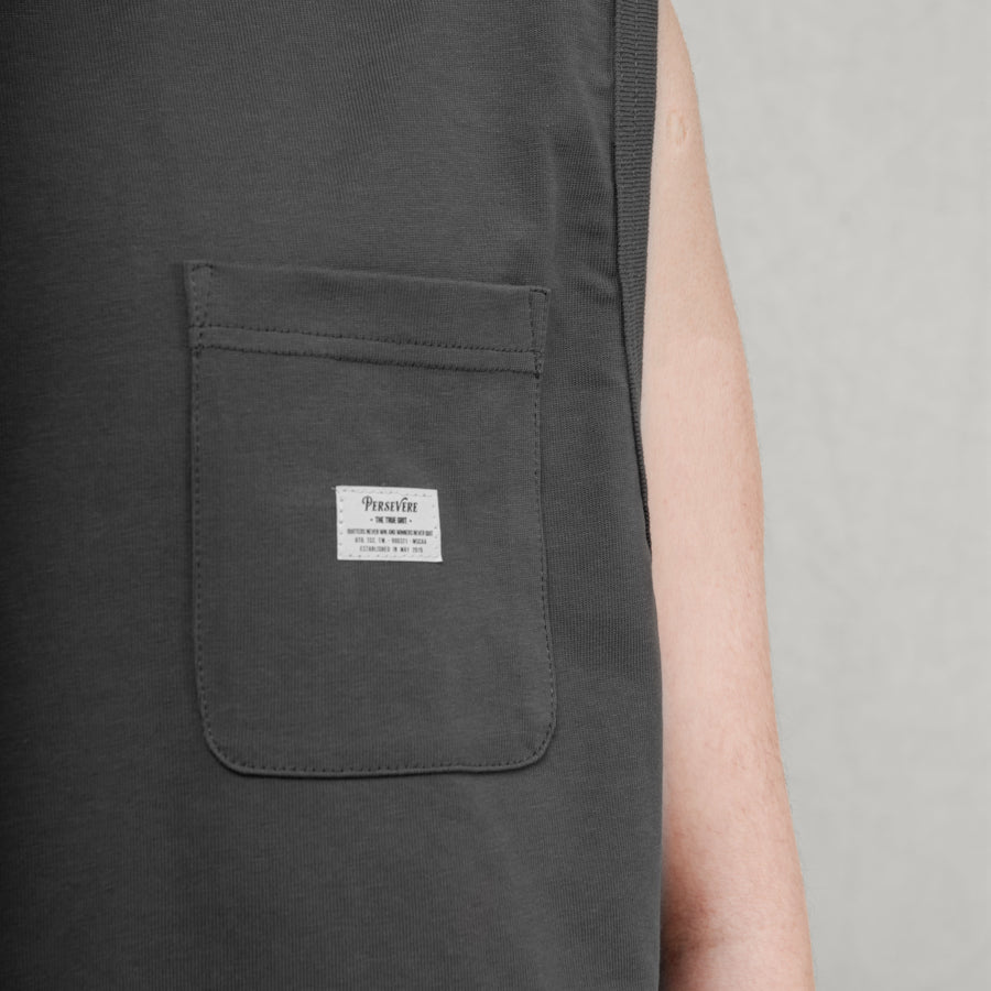 Sleeveless Pocket Tee