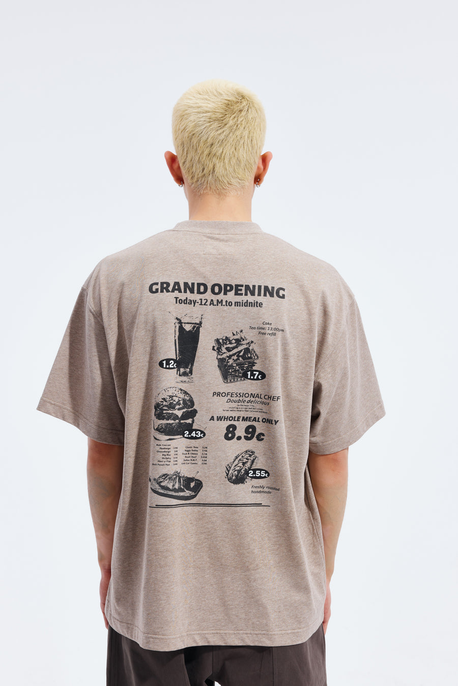 Bistro Menu Print Tee