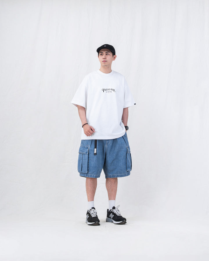 Double Pleat Cargo Shorts