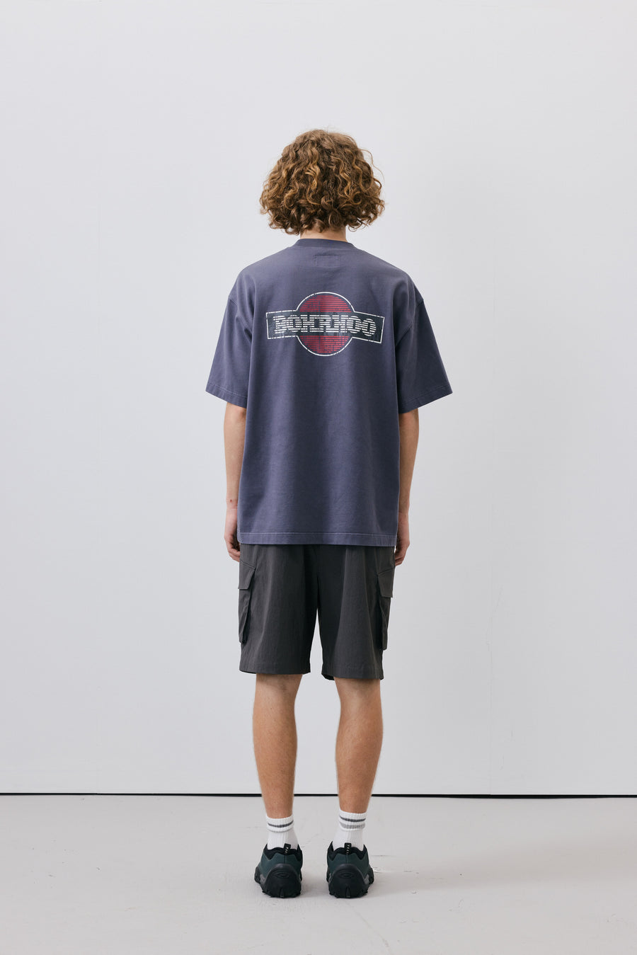 Washed Vintage Logo Print Tee