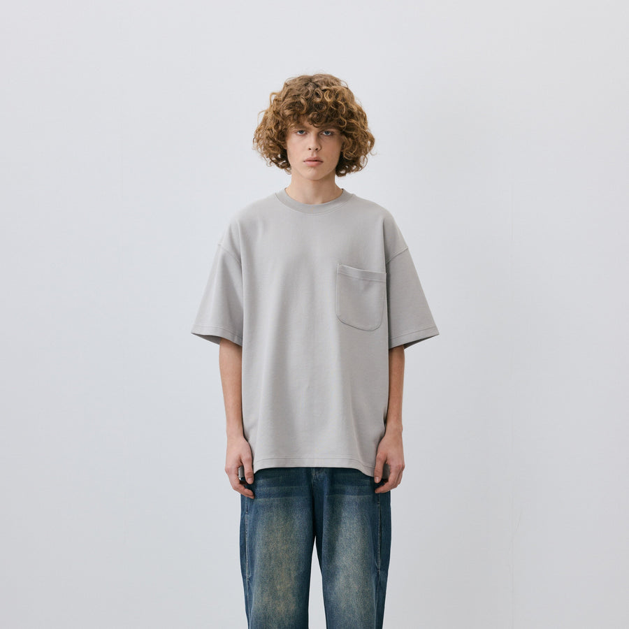 Coil Letter Print Pique Tee