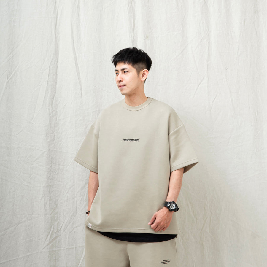 Anti-Wrinkle Casual Cotton Tee (KHK)