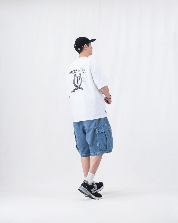 Double Pleat Cargo Shorts