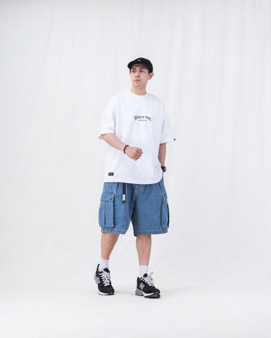 Double Pleat Cargo Shorts