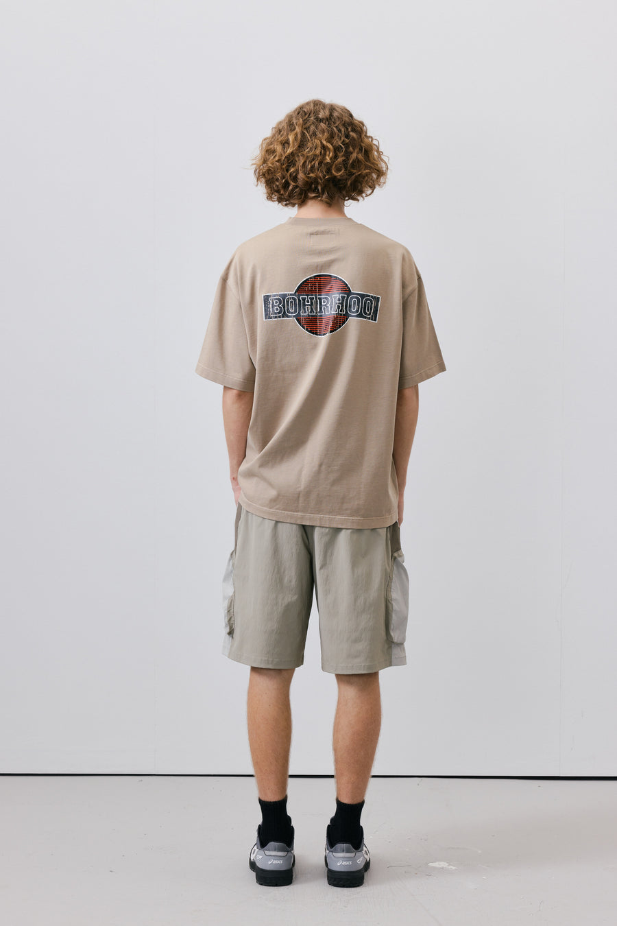 Washed Vintage Logo Print Tee