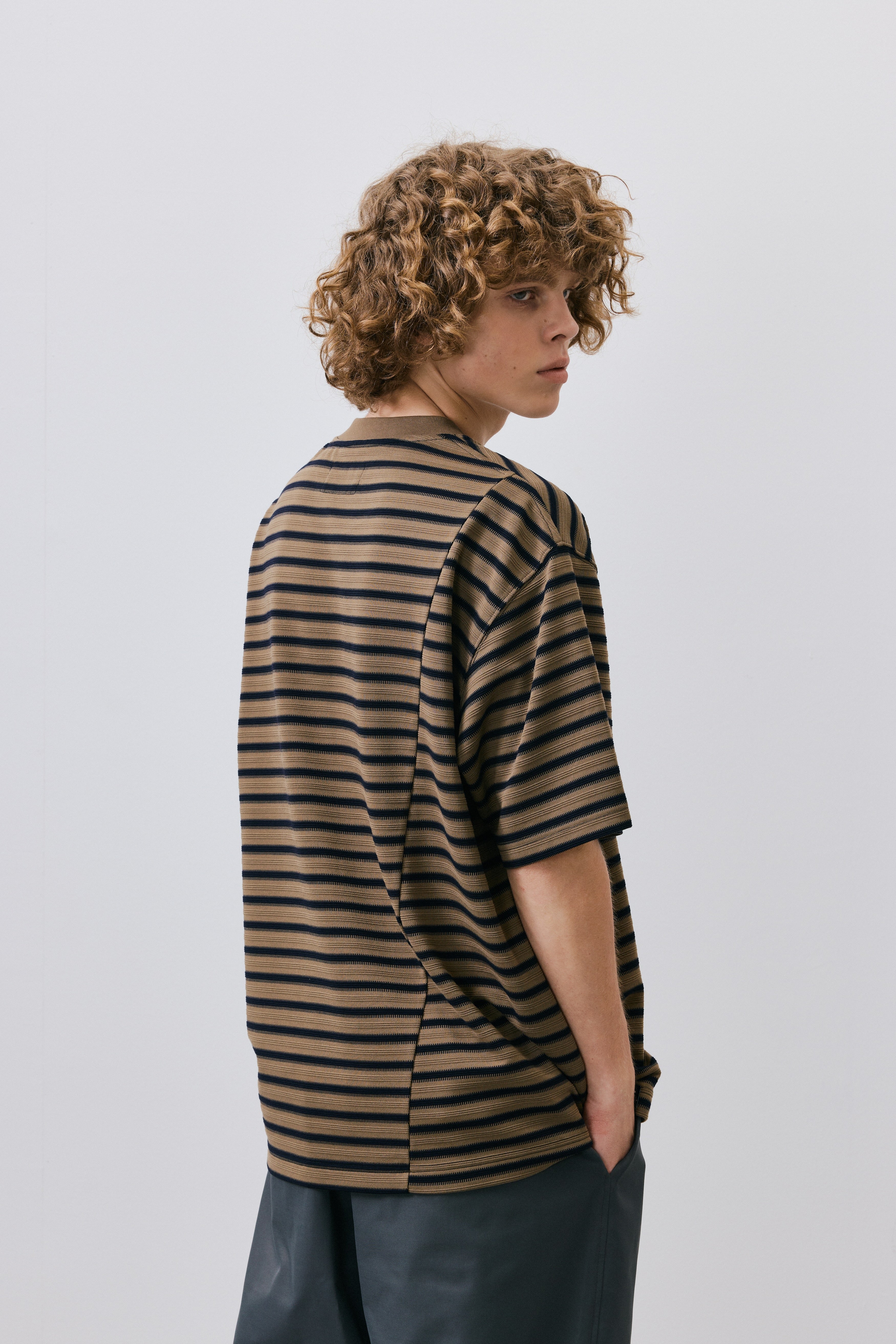 Cut & Sewn Stripe Tee