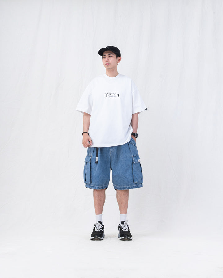 Double Pleat Cargo Shorts
