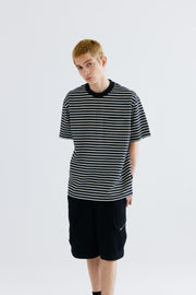 BHR813 Cut & Sewn Knit Stripe Tee