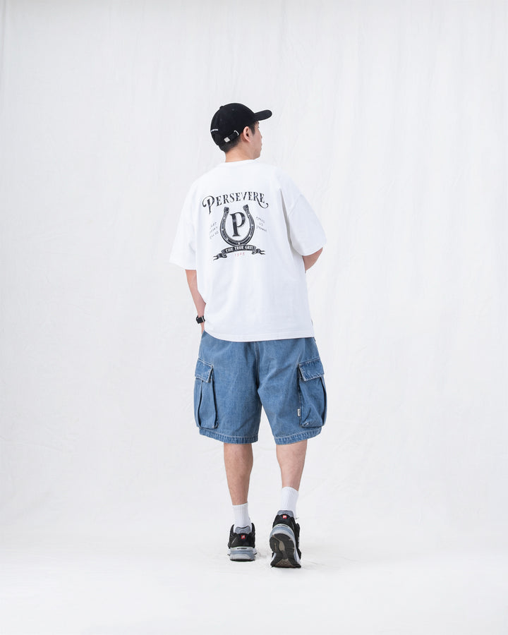 Double Pleat Cargo Shorts