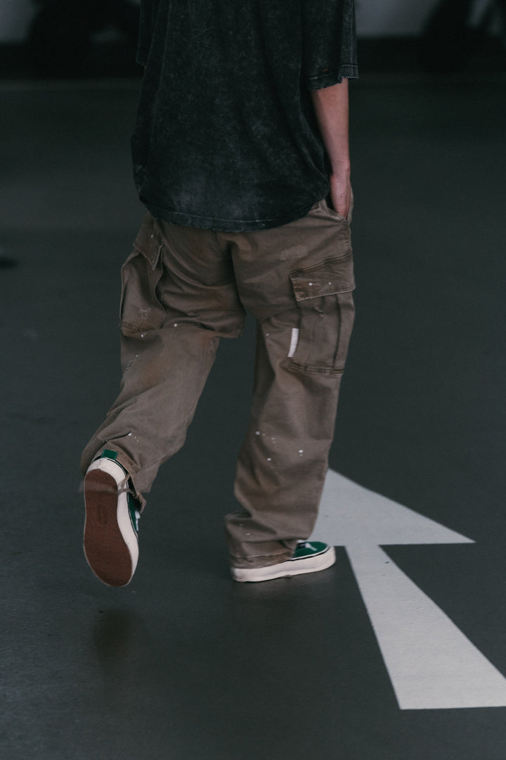 Heavy Dirty Wash Cargo Pants【M24-18】