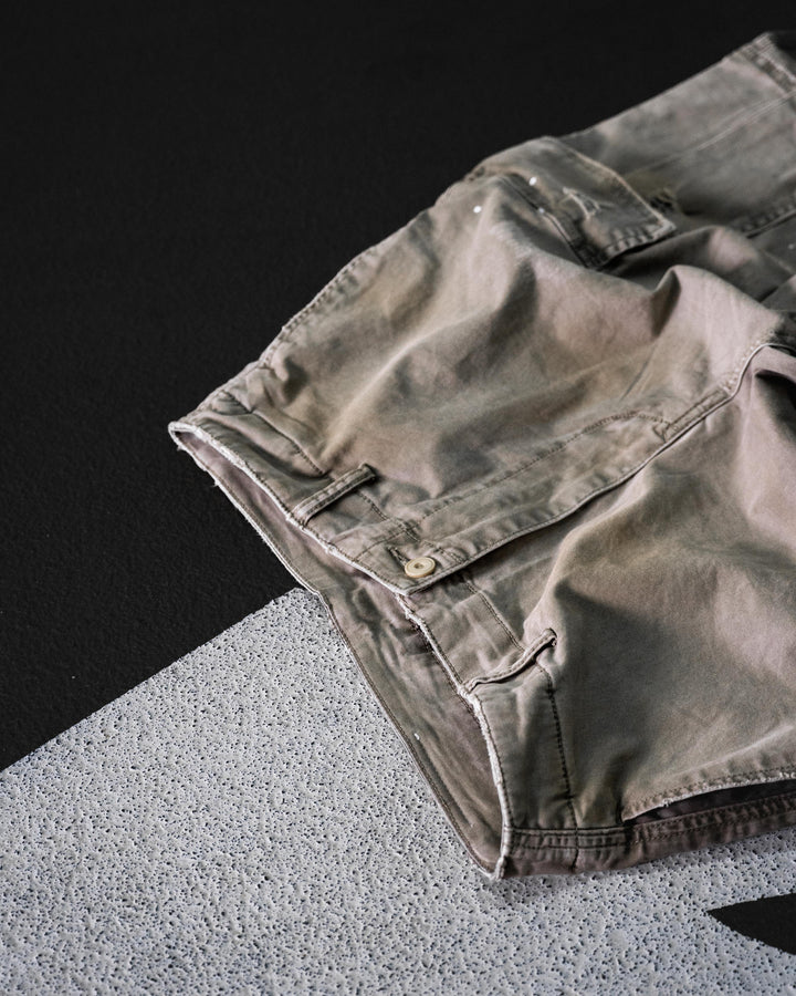 Heavy Dirty Wash Cargo Pants【M24-18】