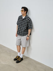 Seersucker Plaid Shirt