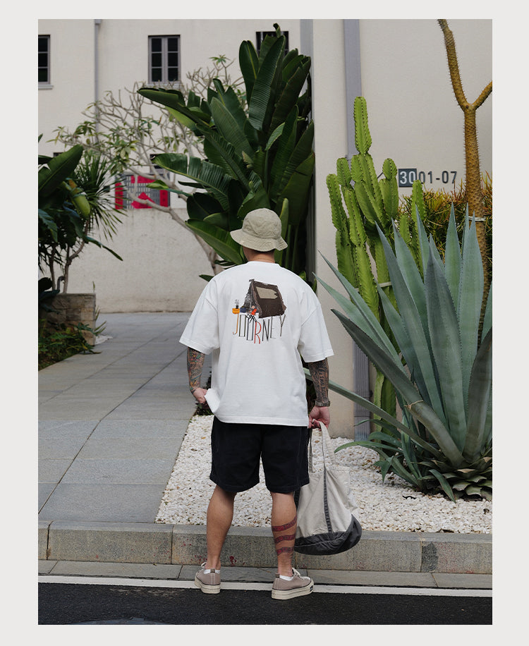 "Journey" Campers Print Tee