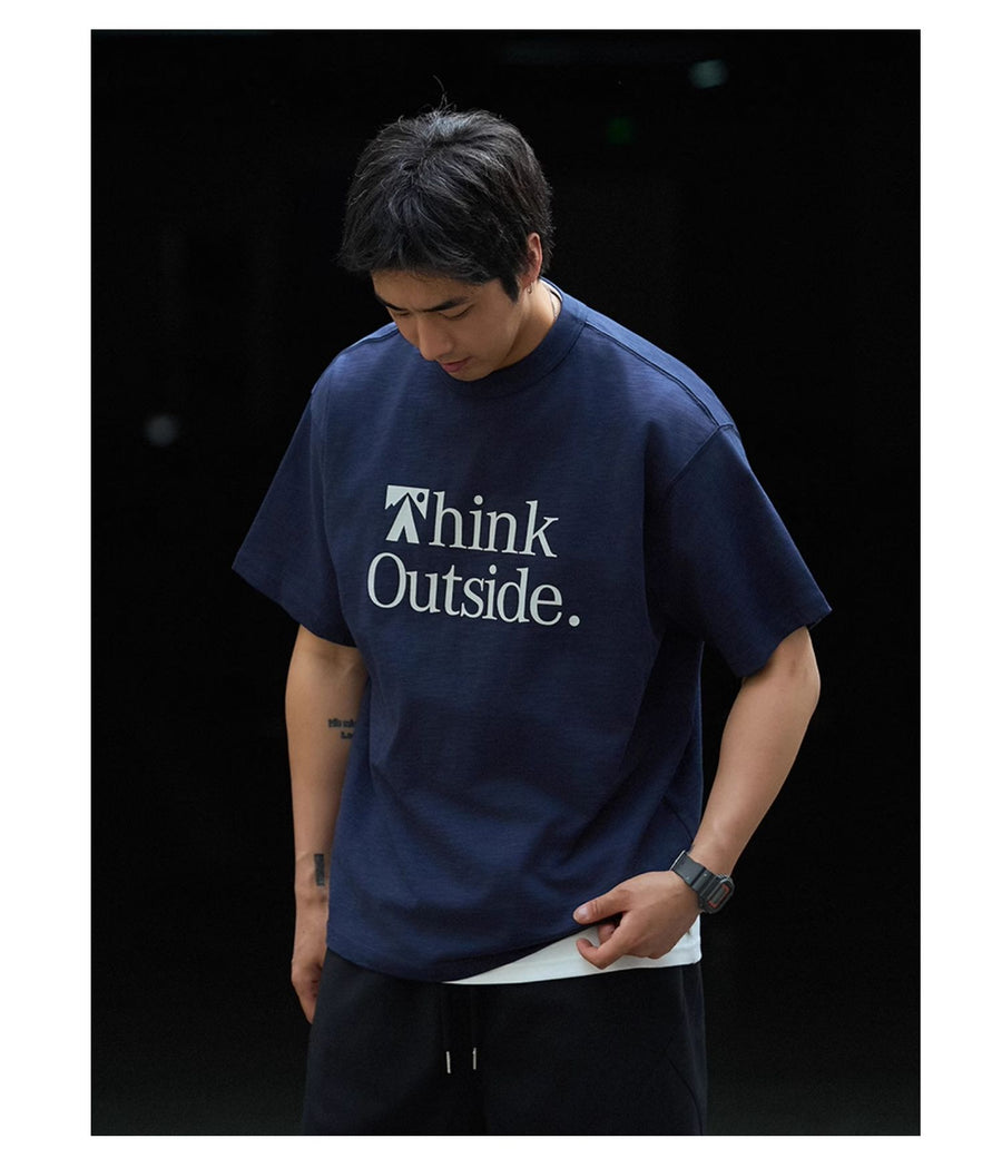 "Think Outside" Print Tee