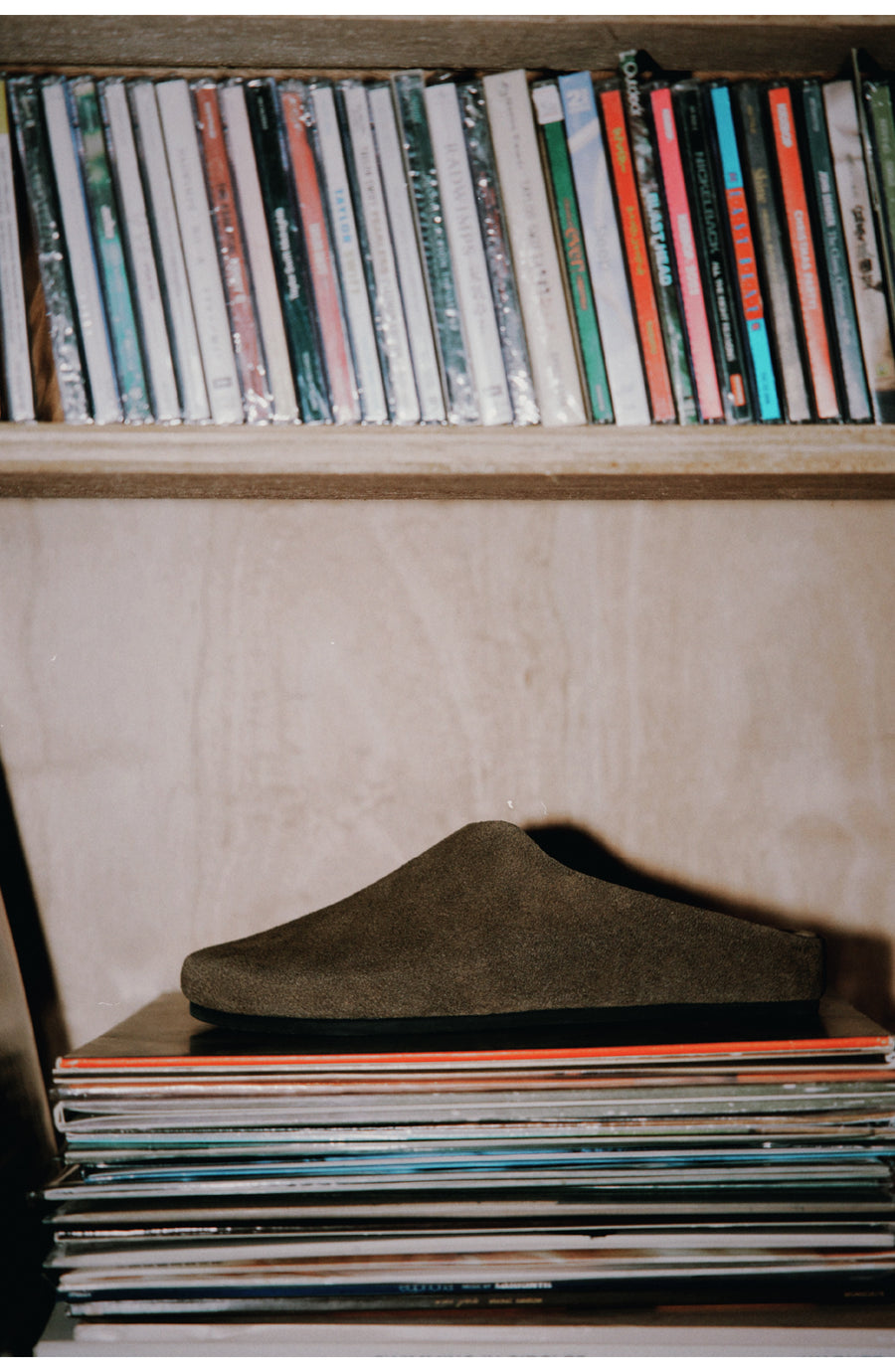 Suede Leather Mule