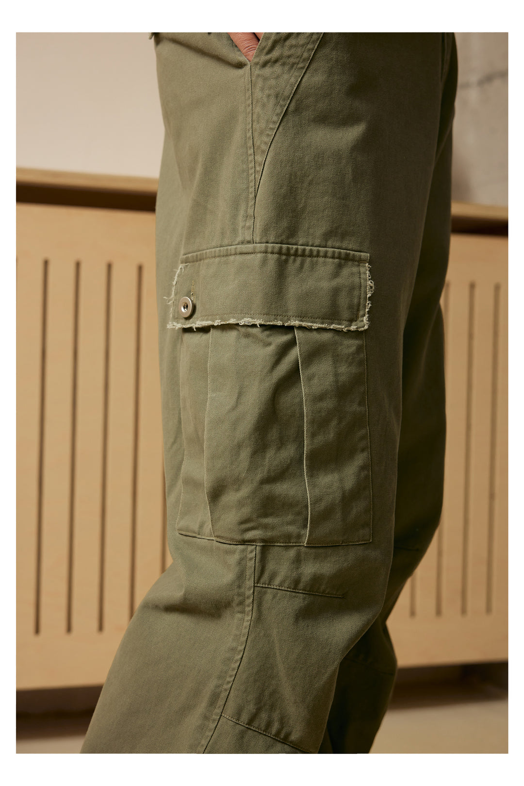 Straight Cut Cargo Pants