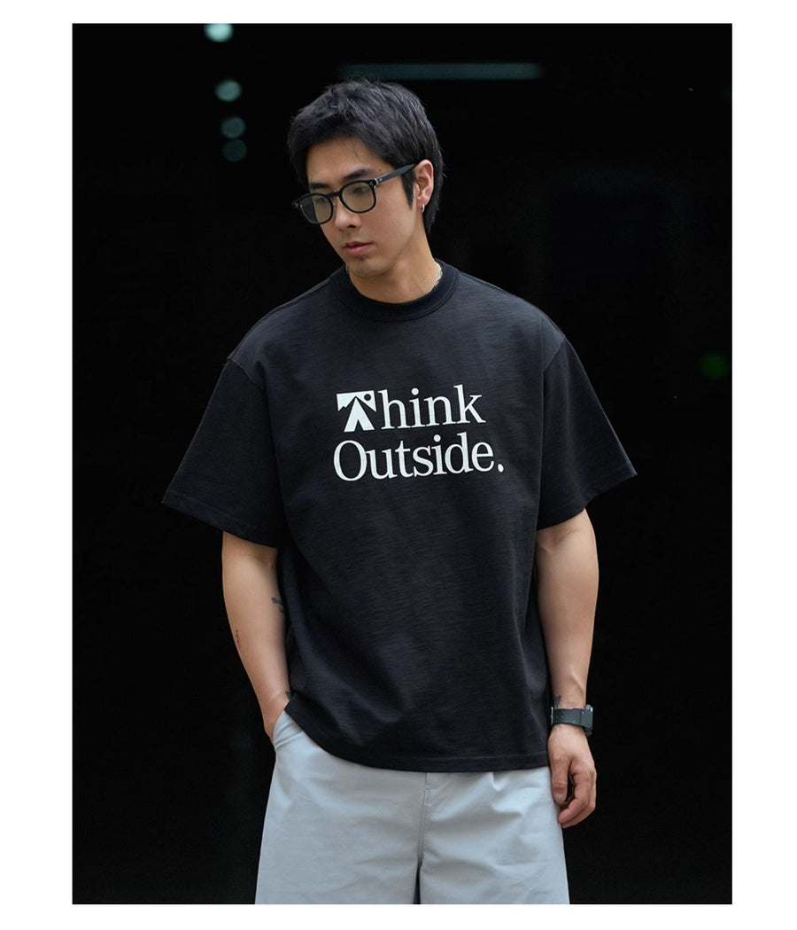 "Think Outside" Print Tee