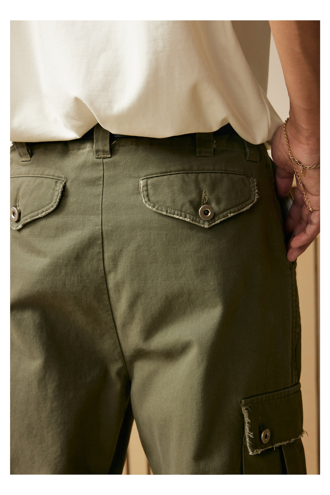 Straight Cut Cargo Pants