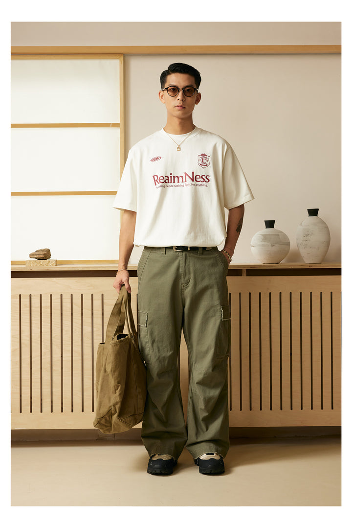 Straight Cut Cargo Pants