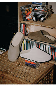 Suede Leather Mule