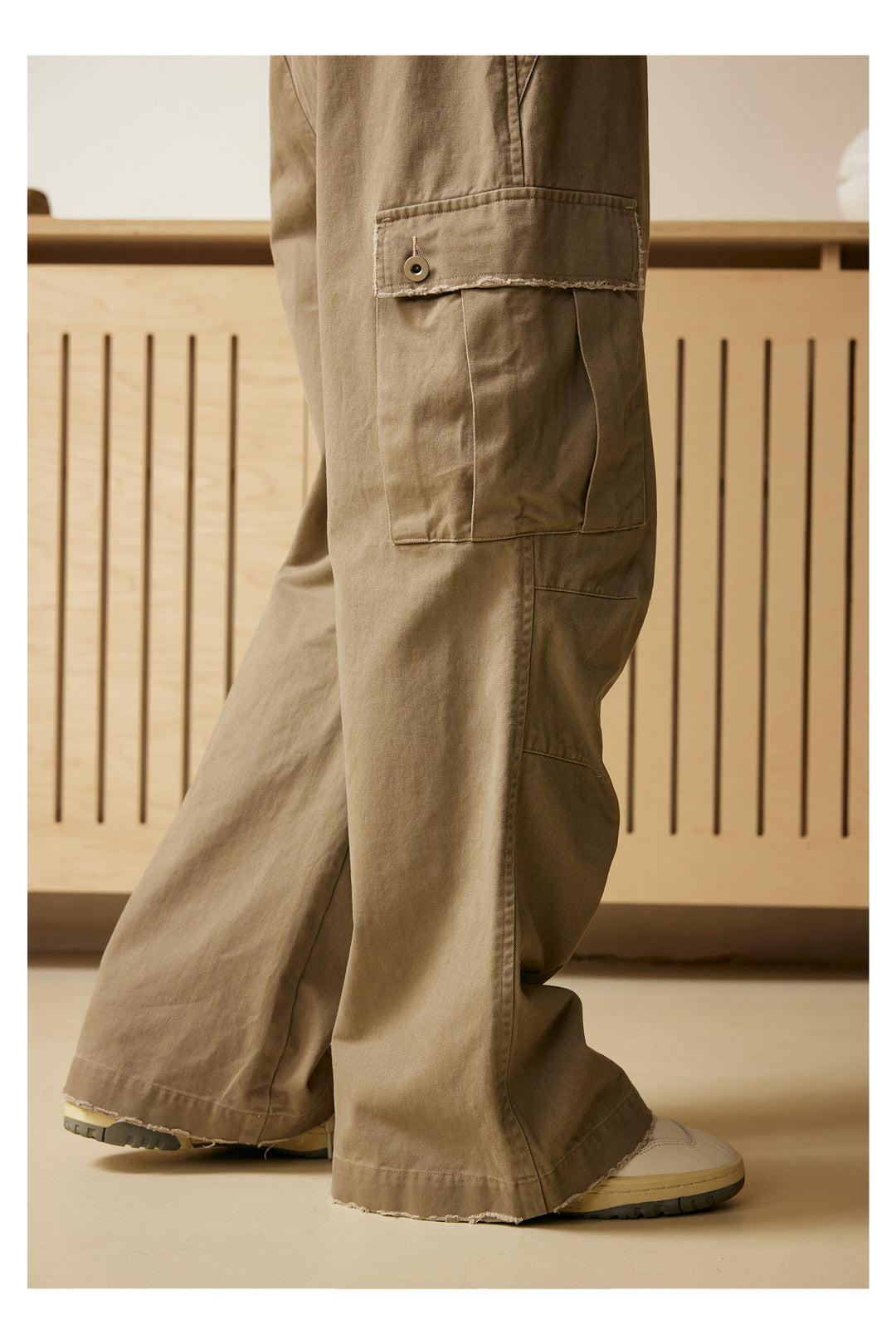 Straight Cut Cargo Pants