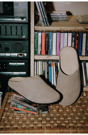 Suede Leather Mule